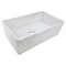 Ruvati 33"x20" Farmhouse Apron-Front Kitchen Sink, Distressed White RVL2300SW - alternate 6